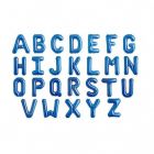 LETTERE MYLAR BLU 43CM