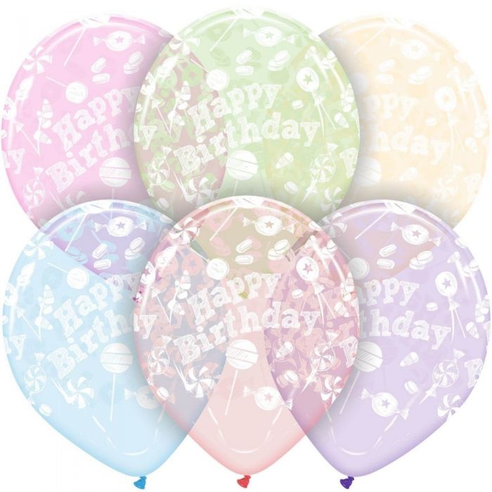 Dolce Fiesta PALLONCINI LATTICE 12 SOAP HAPPY BIRTHDAY PZ.100